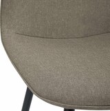 thumbnail of 4er Set Esszimmerstuhl RAZON - Stoff Taupe 45x54x88 cm | Essstühle Esszimmerstühle Küchenstühle Wohnzimmerstühle