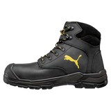 thumbnail of Puma Borneo Black Mid S3 CI HI HRO SRC Sicherheitschuhe Arbeitsschuhe Bauschuhe hoch Schwarz-Größe-46 EU