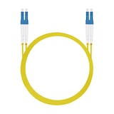 thumbnail of Helos LWL Patchkabel LC/LC Duplex 9/125µm OS2 gelb 0,5m