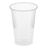 thumbnail of 100x BIO Trinkbecher klar 200 ml 0,2 l aus Biokunststoff PLA  o 70mm