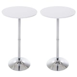 thumbnail of Set de 2 tables hautes rondes Ø 60 cm Blanc mat