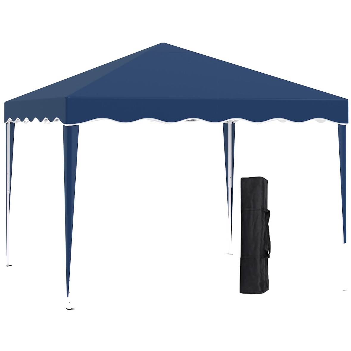 Outsunny - Faltpavillon - 295Lx295Wx257Hcm - Blau