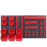 thumbnail of Kistenberg Orderline Werkzeugpanel 16,5x40x40 cm in Schwarz und Rot
