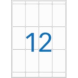 thumbnail of 192 étiquettes blanches multi-usage, format 56 x 34 mm (16 feuilles A5 / cdt)