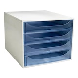 thumbnail of Exacompta 228610D ECOBOX Schubladenbox mit 4 Schubladen - Eisblau