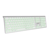 thumbnail of Teclado EspaÃÂ±ol Inalambrico Subblim Master Plata Y Blanco