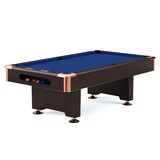 thumbnail of Automaten Hoffmann Billardtisch "Club Pro III" Dekor Nussbaum, Marine-Blue, Simonis 860, 8 ft (Spielfeld 224x112 cm)