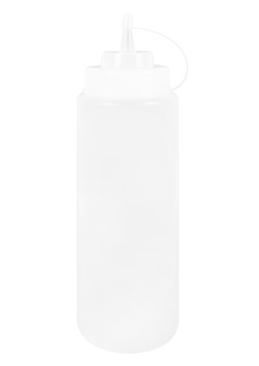 METRO PROFESSIONAL Frasco para molhos HS032, polietileno/polipropileno, Ø 8 x 26.5 cm, 1025 ml, com tampa, transparente