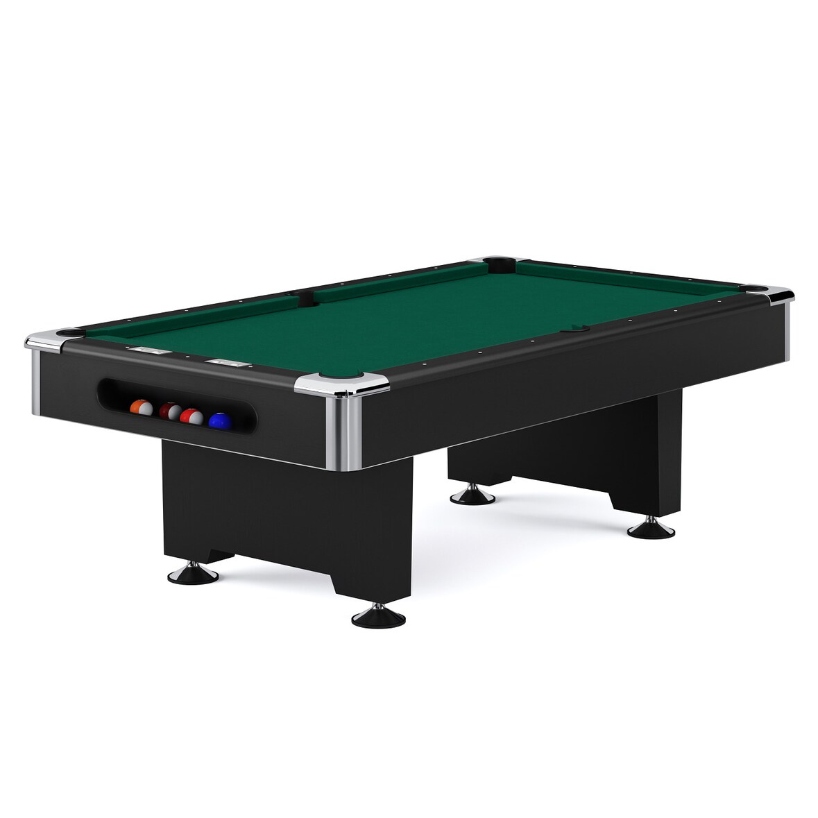 Automaten Hoffmann Billardtisch "Club Pro III", Simonis 860, Yellow-Green, 7 ft (Spielfeld 198x99 cm)