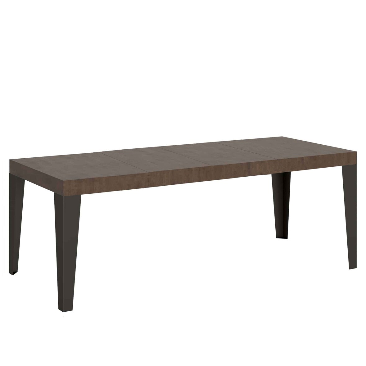 Itamoby Tavolo allungabile 90x160/420 cm Flame Premium noce telaio Antracite