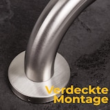 thumbnail of Haltegriff EDELSTAHL Bad Duschgriff Wandgriff Badewannengriff Griff Haltestange 250mm gebürstet