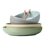 thumbnail of Seltmann Weiden Beat Color Glaze Foodbowl ø 25,5 cm 4er Set - Perlgrau