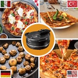 thumbnail of Sommertal PizzaProfi XXL Pizzaofen mit 39cm Steinplatte Pizza Ofen elektrisch, schnelle 3-Minuten Pizza, bis 380°C 5-teiliges Set mit Pfanneneinsatz