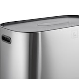 thumbnail of SVITA MLT2X30 Mülleimer Treteimer Abfalleimer 60l 2 Fächer freistehend mit Deckel inkl. Inneneimer Silber