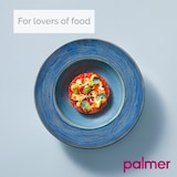 thumbnail of palmer Miami tiefe Teller - 2er-Set, Steingut, Ø 27 cm, grün blauer Ton, für Pasta, Suppe oder als Servierteller, stapelbar, spülmaschinenfest