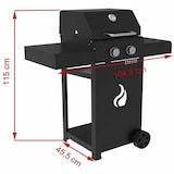 thumbnail of IMOR® Barbecue a Gás para Pedra Vulcânica Modelo PEREDA