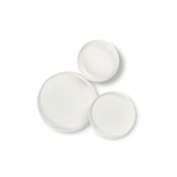 thumbnail of Juego de vajilla nórdica de cerámica Excelsa de 12 piezas, blanco y negro