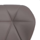 thumbnail of 2er-Set Barhocker HWC-A92, Barstuhl Tresenhocker, höhenverstellbar Kunstleder ~ taupe-grau