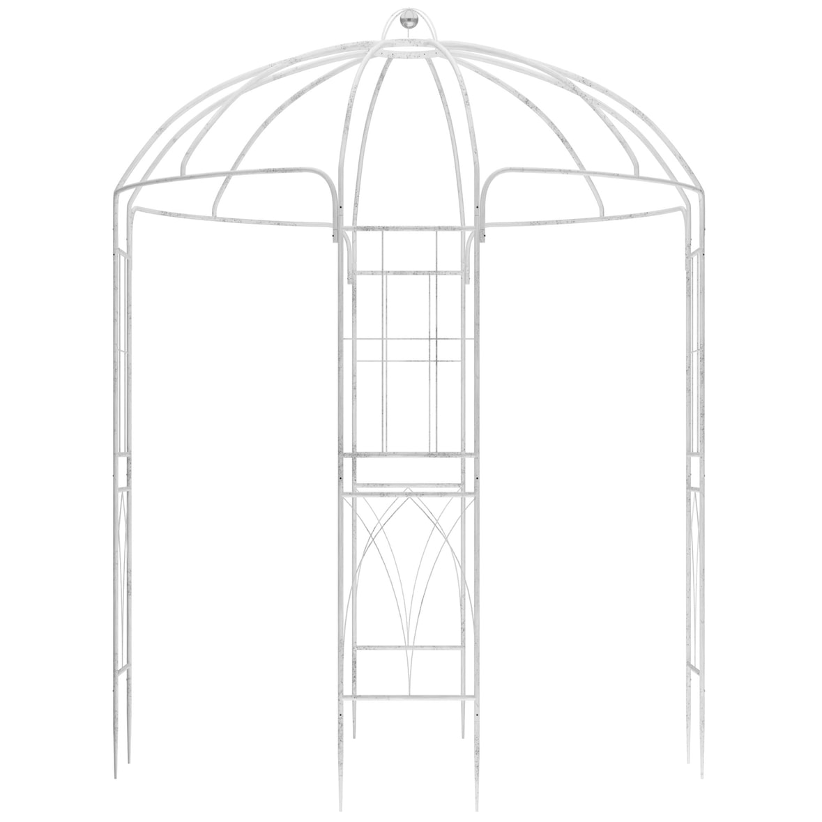 Rozenboog Paviljoen Keira antiek/wit