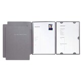 thumbnail of Bewerbungsmappe "Select" grau mit Klemmschiene