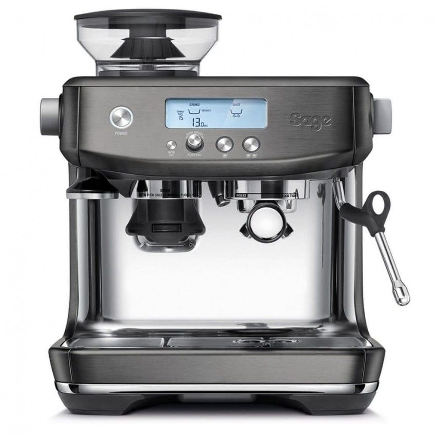 Cafetera the barista pro acero inox negro SAGE