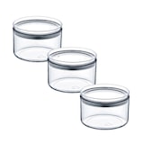 thumbnail of Pack 3 Recipientes Herméticos para Alimentos Pequeño Redondo Ø10.5x7.5cm 7house