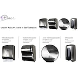 thumbnail of Jumbo-Toilettenpapierspender AITANA Mini, Edelstahloptik, Kapazität: Ø max. 220 mm je Rolle