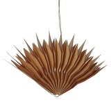 thumbnail of Papierstern Melli Weihnachtsstern Faltstern mit Lichterkette hängend 45cm gold