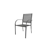 thumbnail of Tarrington House Set de terrasse FARINA, 7 pièces, acier, 6 chaises, 1 table, noir