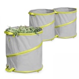 thumbnail of Lot de 3 sacs à déchets de jardin 85l polyester gris