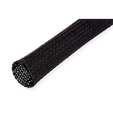 thumbnail of ROLINE PVC Gewebeschlauch für Kabelbündelung, mit Klettband, schwarz, 2,5 m