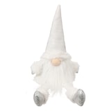 thumbnail of Déco de Noël Gnome blanc assis H 46 cm