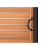 thumbnail of METRO PROFESSIONAL Mesa de jantar Gastro Lynx, alumínio/eucalipto, 137 x 90 cm, retangular, preta