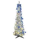 thumbnail of vidaXL Künstlicher Weihnachtsbaum mit 100 LEDs Weiß 150 cm PVC
