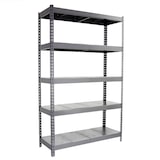 thumbnail of Simon Rack Estanteria Industrial, 2000x1500x750 mm, 600 kg de Punto Flexión, 5 Estantes, Gris/Galvanizado - SimonTaller