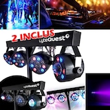 thumbnail of Pack SONO 3200W Dj MEGA BASSES - Subwoofer bi-amplifié 18" 46cm - Enceintes 215, Portiques 8 Lumières BAR CLUB DJ SOIREE MIX
