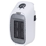 thumbnail of Aquecedor cerâmico de tomada MEI CH 1019, temp. 12 h, ajustável 15ºC e 45ºC,  sist. contra sobreaquecimento, tecnologia PTC, 400W, preto