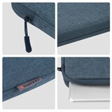 thumbnail of Sacoche Ordinateur Portable 11 Pouces Protection Antichoc Légère Et Élégante Bleu Foncé YONIS