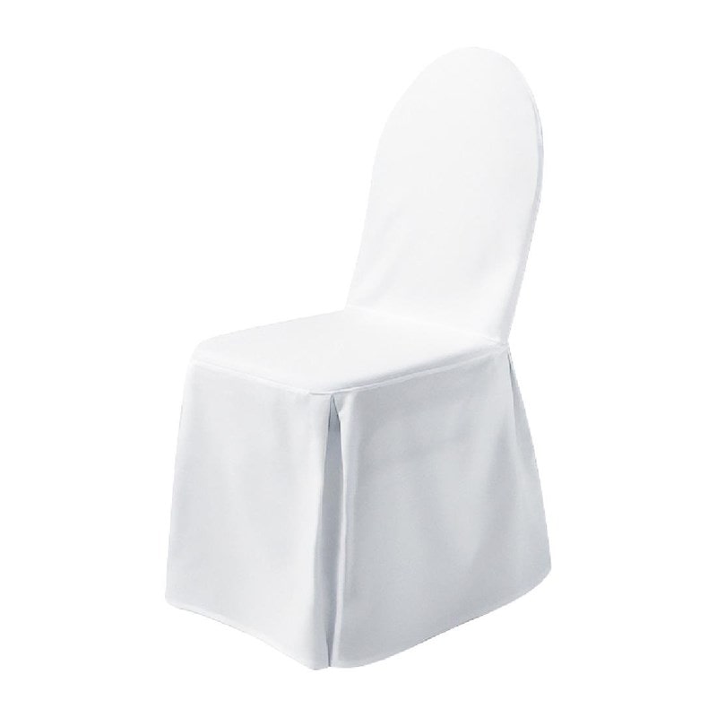 Stuhlhusse Gestrickt Exzellent ohne Seil Weiß(61 Stück)