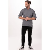 thumbnail of Chef Works® Kochjacke LANSING, Druckverschluss, Cool Vent, lite, Grau, Größe  3XL