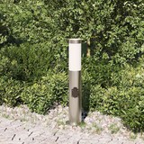 thumbnail of vidaXL Pollerleuchte mit Auslass 50 cm Edelstahl IP44