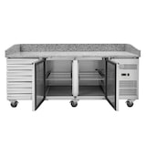 thumbnail of Meuble à Pizza 600x400 - 2 Portes et 7 Tiroirs - Dynasteel