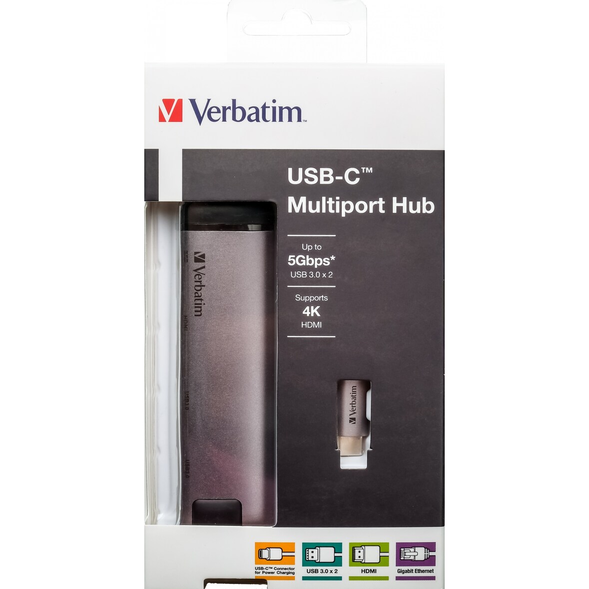 Verbatim USB-C™ Multiport-Adapter mit USB 3.0 - HDMI - 49141