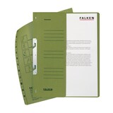 thumbnail of Falken 80000789 Einhakhefter für DIN A4, 250g/m2 Manila-RC-Krt., 1/2 Vorderd., Behördenheftung - Grün