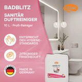 thumbnail of SEDAC Badblitz Sanitär Duftreiniger 10L – Badreiniger auf Zitronensäure-Basis – Kalkreiniger für hochglänzende Oberflächen – Putzmittel im Kanister