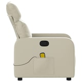 thumbnail of vidaXL Massagesessel Creme Kunstleder