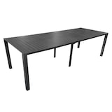 thumbnail of Mesa de jardín extensible 52/260 cm en aluminio gris