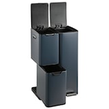 thumbnail of Kitchen Move Cestino a pedale raccolta differenziata HAJA grigio 60L Acciaio inossidabile grigio