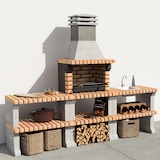 thumbnail of MF - Grillkamin Modell Pack 1 Liz Plus XL Outdoor (228 x 58 x 210 cm) REF: M00482 - Für Außenbereich