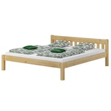 thumbnail of Doppelbett Ehebett 180x200 Kiefer natur Massivholzbett Rollroste Matratze 60.38-18 M